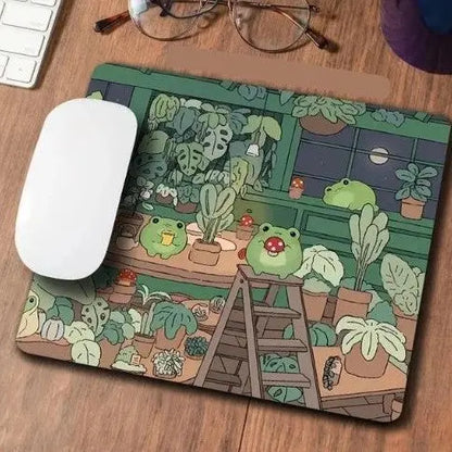 tapis de souris vert 25X29