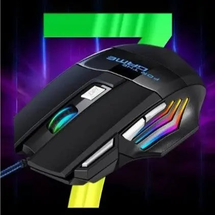 souris sans fil gamer Ergonomic7D multicouleurs