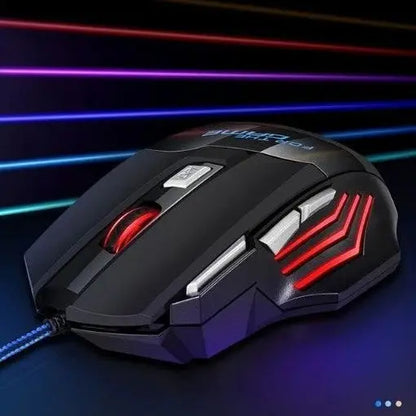 souris sans fil gamer rouge